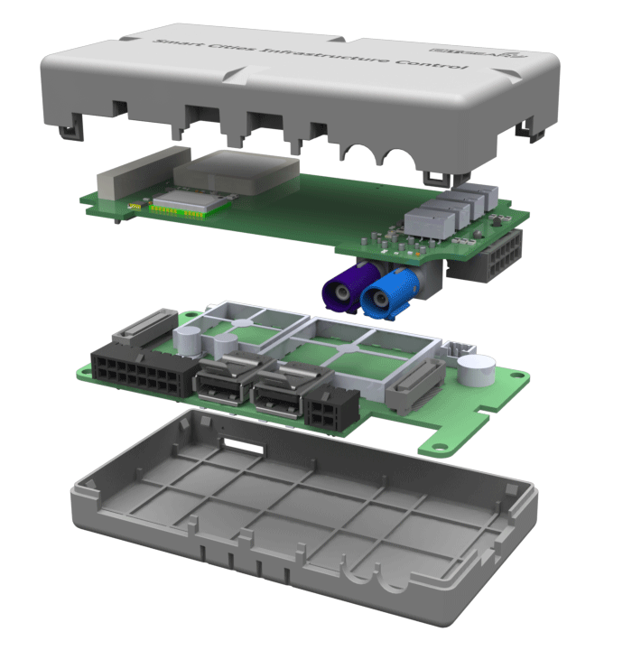 3D preview of in-car technology device